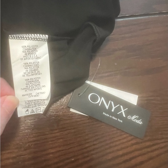 Onyx Moda Women’s Black Formal Pull On Pants - Picture 7 of 8